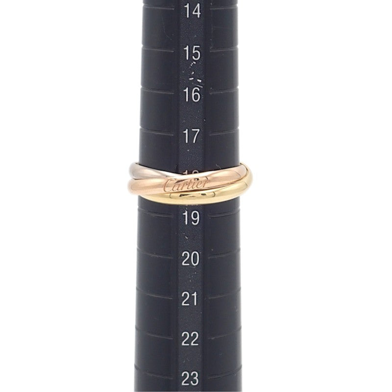 カルティエ CARTIER トリニティ スモール 18.5号 B4235159 リング K18イエローゴールド K18ピンクゴールド K18ホワイトゴールド ゴールド 刻印サイズ59 メンズ【中古】【Aランク】