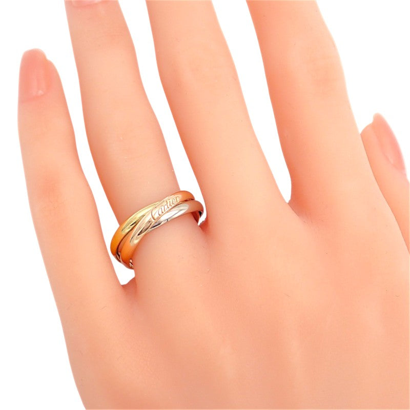 カルティエ CARTIER トリニティ スモール 18.5号 B4235159 リング K18イエローゴールド K18ピンクゴールド K18ホワイトゴールド ゴールド 刻印サイズ59 メンズ【中古】【Aランク】