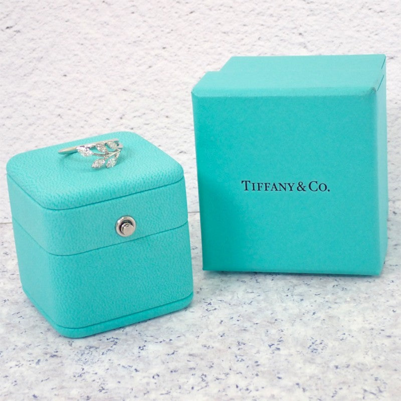 ティファニー TIFFANY&Co. ビクトリアヴァイン 12号 63914711 リング Pt950プラチナ ダイヤモンド レディース【中古】【Aランク】