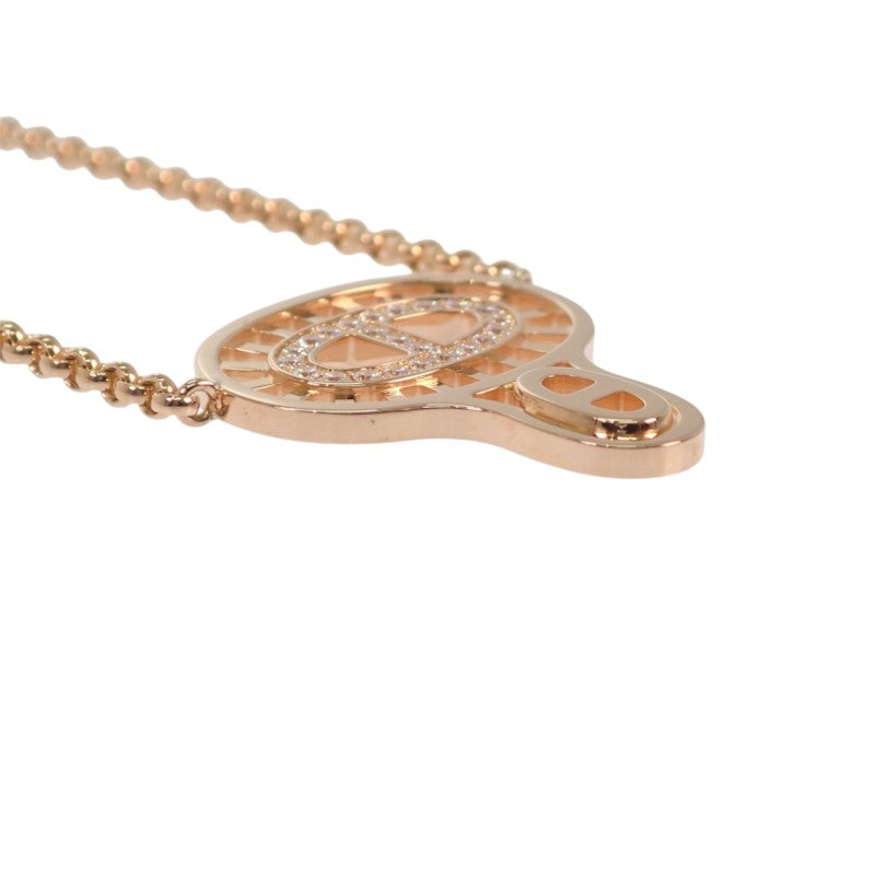 エルメス HERMES シェーヌダンクル ディヴァイン スモールモデル H222303B_00SH ネックレス K18ピンクゴールド ダイヤモンド レディース【中古】【Aランク】