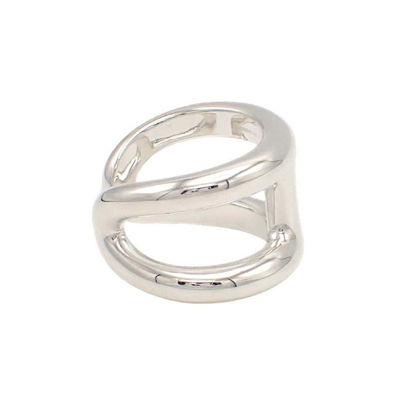 エルメス HERMES オスモズ GM 15号 H102536B 00 リング シルバー925 刻印サイズ55 メンズ レディース【中古】【Aランク】