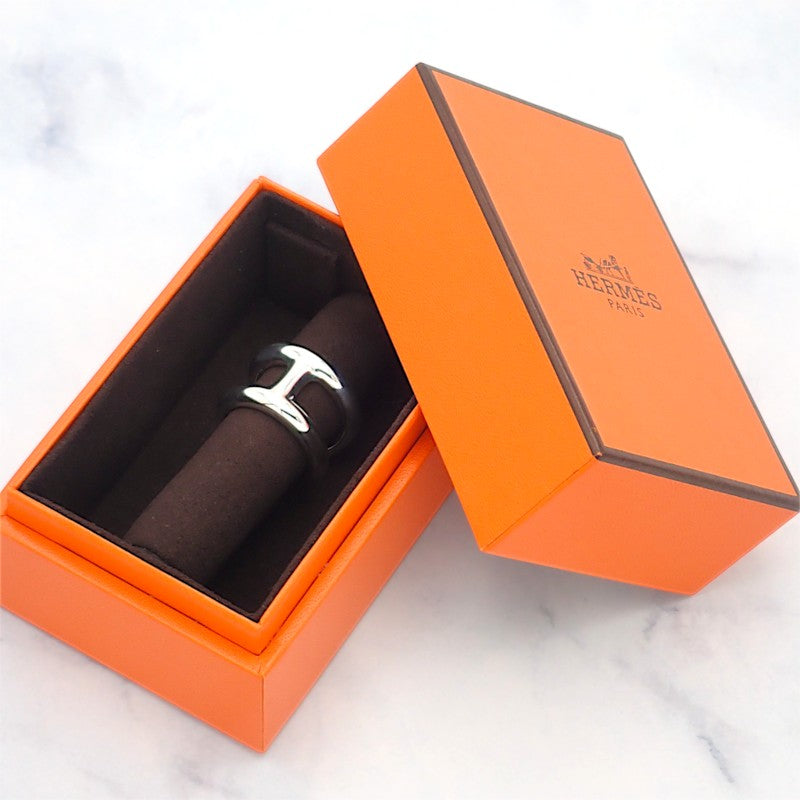 エルメス HERMES オスモズ GM 15号 H102536B 00 リング シルバー925 刻印サイズ55 メンズ レディース【中古】【Aランク】