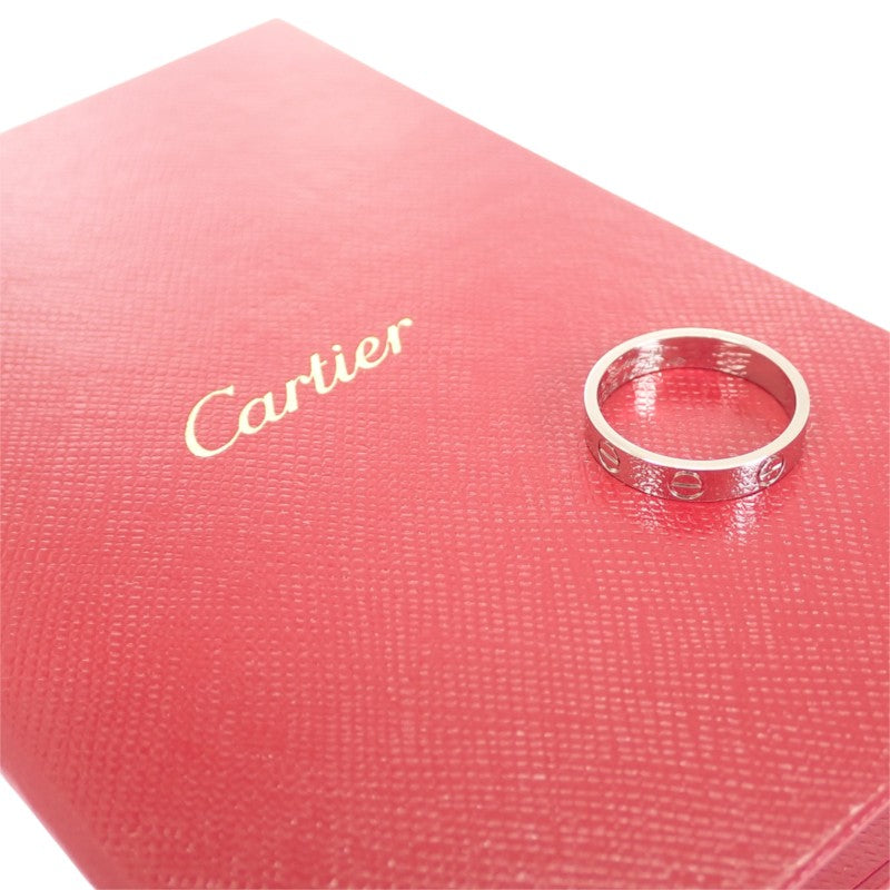 カルティエ CARTIER ラブ リング スモール 10号 B4085152 リング K18ホワイトゴールド #50 レディース【中古】【Aランク】