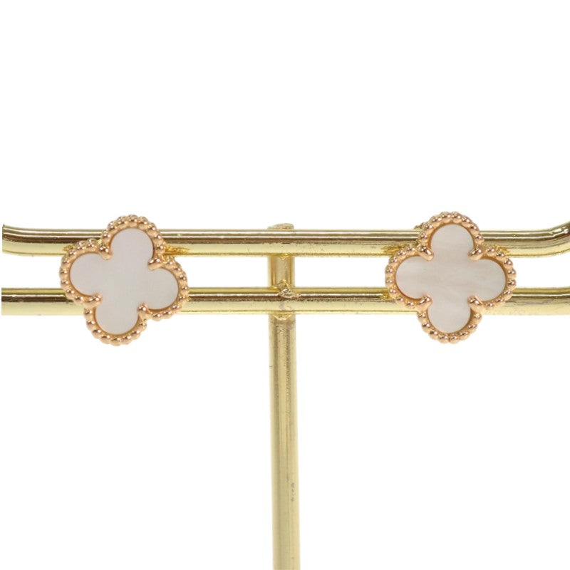 ヴァンクリーフ＆アーペル Van Cleef & Arpels スウィートアルハンブラ VCARA44800 ピアス K18イエローゴールド マザーオブパール レディース【中古】【Aランク】