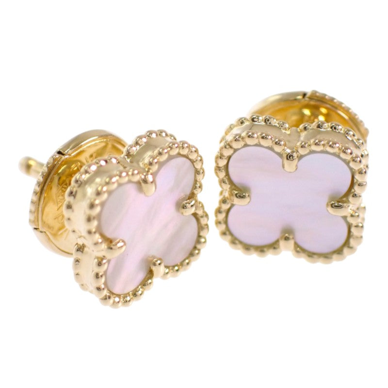 ヴァンクリーフ＆アーペル Van Cleef & Arpels スウィートアルハンブラ VCARA44800 ピアス K18イエローゴールド マザーオブパール レディース【中古】【Aランク】