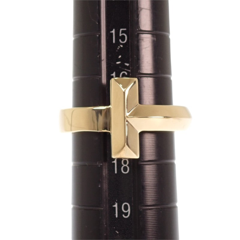 ティファニー TIFFANY&Co. T ワン ワイド 17号 67795717 リング K18イエローゴールド メンズ【中古】【ABランク】