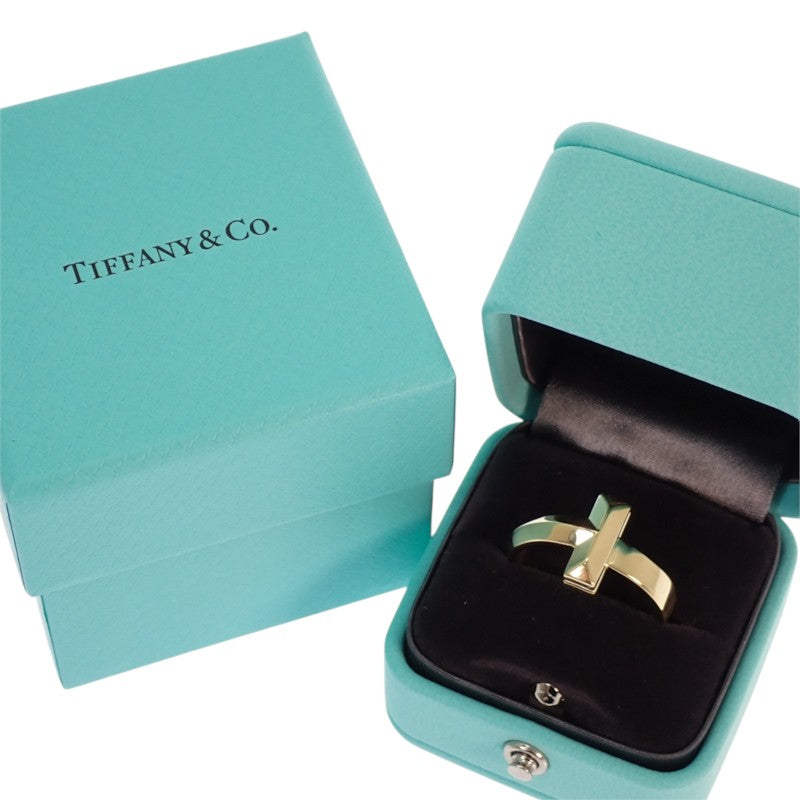 ティファニー TIFFANY&Co. T ワン ワイド 17号 67795717 リング K18イエローゴールド メンズ【中古】【ABランク】