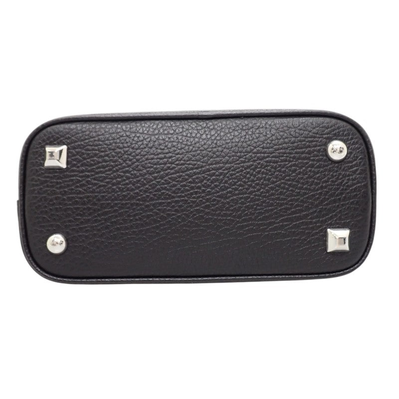 メゾンマルジェラ MAISON MARGIELA 5AC マイクロ S56WG0081 2WAYバッグ ショルダーバッグ カーフ ブラック シルバー金具 レディース メンズ【中古】【Aランク】