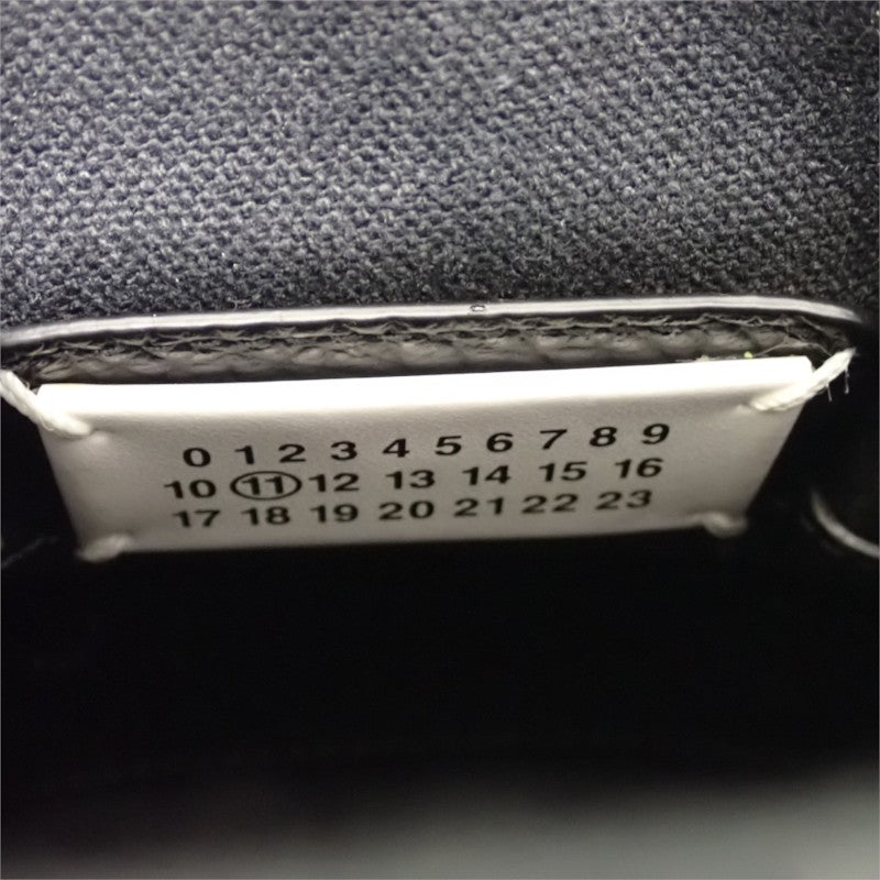 メゾンマルジェラ MAISON MARGIELA 5AC マイクロ S56WG0081 2WAYバッグ ショルダーバッグ カーフ ブラック シルバー金具 レディース メンズ【中古】【Aランク】
