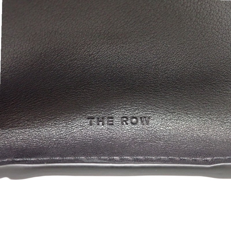 ザ・ロウ The Row マルロ12 MARLO 12 W1802L72BAS ハンドバッグ カーフ ブラック シルバー金具 レディース メンズ ユニセックス【中古】【ABランク】