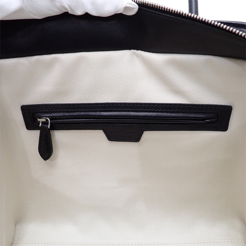 ザ・ロウ The Row マルロ12 MARLO 12 W1802L72BAS ハンドバッグ カーフ ブラック シルバー金具 レディース メンズ ユニセックス【中古】【ABランク】