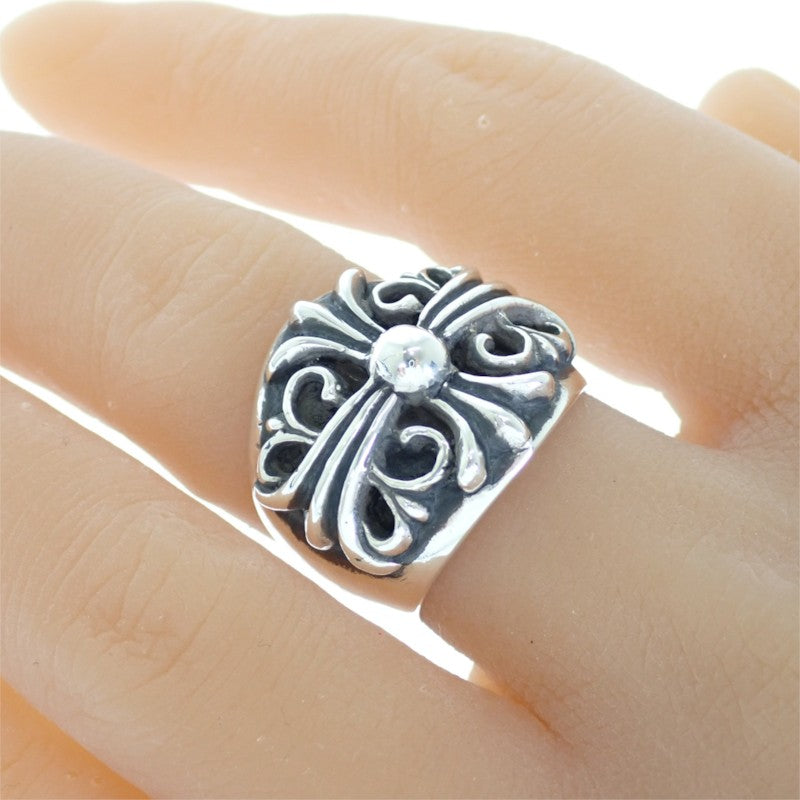 クロムハーツ CHROME HEARTS キーパーリング KEEPER RING 17号 リング シルバー925 メンズ【中古】【Aランク】