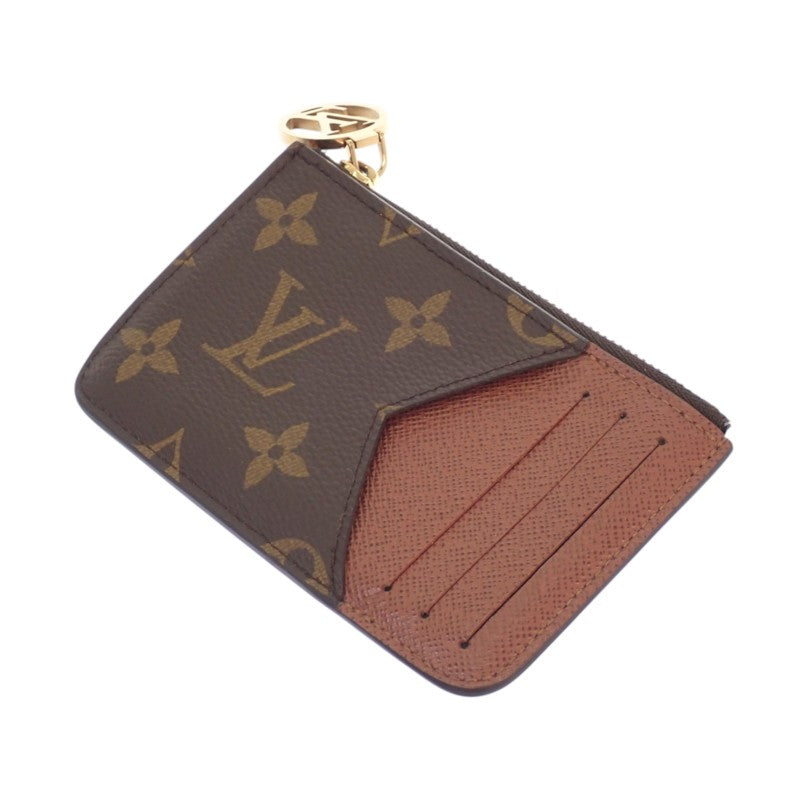 ルイヴィトン LOUIS VUITTON ポルト カルト・ロミー M81880 カードケース モノグラムリバース ブラウン アルマニャック ゴールド金具 メンズ レディース【中古】【ABランク】