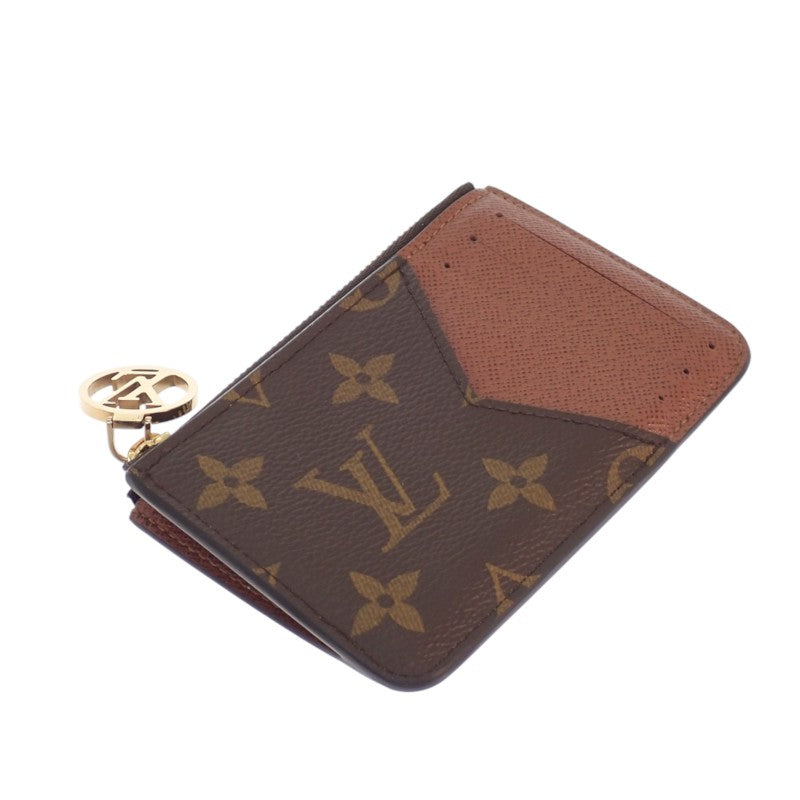 ルイヴィトン LOUIS VUITTON ポルト カルト・ロミー M81880 カードケース モノグラムリバース ブラウン アルマニャック ゴールド金具 メンズ レディース【中古】【ABランク】