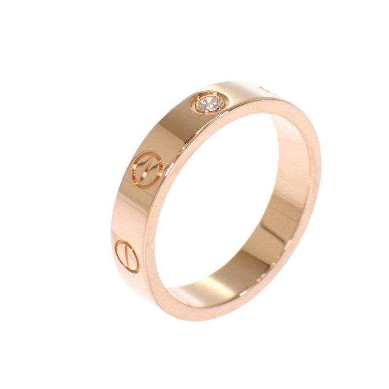 カルティエ CARTIER ラブリング スモール 11号 B4050700 リング K18ピンクゴールド ダイヤモンド レディース【中古】【Aランク】