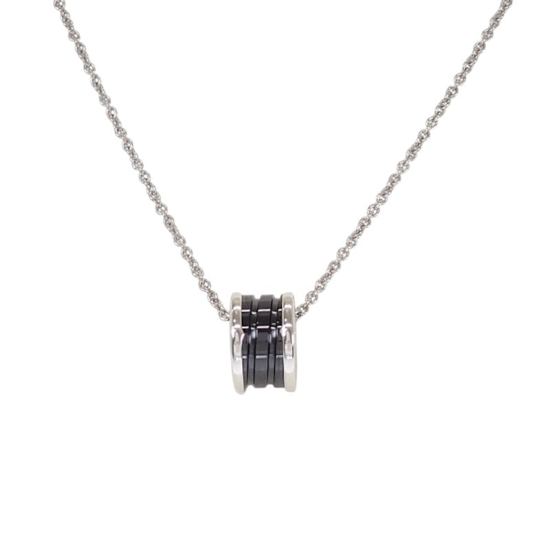 ブルガリ BVLGARI セーブ・ザ・チルドレン 349634 ネックレス シルバー925 セラミック ブラック レディース メンズ【中古】【Aランク】