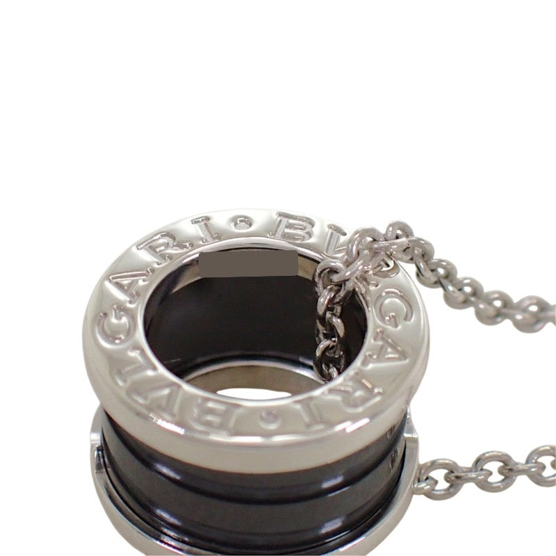 ブルガリ BVLGARI セーブ・ザ・チルドレン 349634 ネックレス シルバー925 セラミック ブラック レディース メンズ【中古】【Aランク】