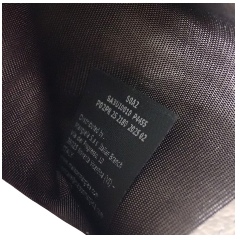 メゾンマルジェラ MAISON MARGIELA 4ステッチウォレット SA3UI0010 三つ折り財布 レザー スフィンクス ブラウン シルバー金具 メンズ レディース【中古】【SAランク】