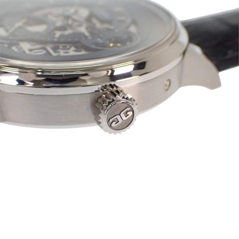 グラスヒュッテ Glashutte パノマティック・カレンダー 1-92-11-01-03-64 腕時計 Pt950プラチナ ネイビー 自動巻き ネイビー文字盤 メンズ【中古】【Aランク】