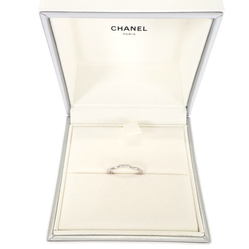 シャネル CHANEL カメリアコレクション 1PD 10号 J3219 リング K18ホワイトゴールド ダイヤモンド レディース【中古】【Aランク】
