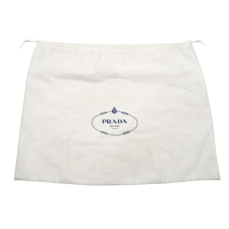 プラダ PRADA ミディアム レザー トート 1BG483 トートバッグ カーフ ブラック ゴールド金具 レディース【中古】【Aランク】