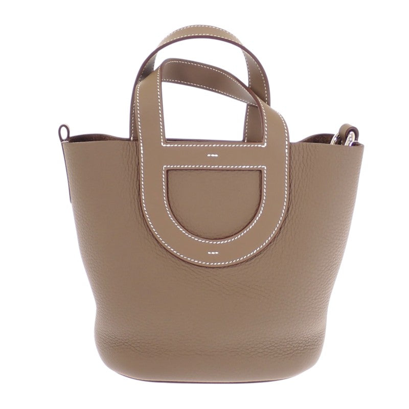 エルメス HERMES インザループ 18 G刻印 ハンドバッグ トリヨンクレマンス ヴォースイフト エトゥープ レディース【中古】【SAランク】