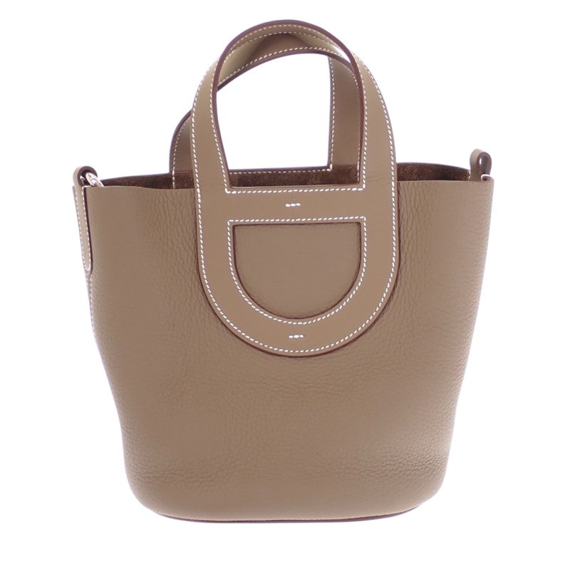 エルメス HERMES インザループ 18 G刻印 ハンドバッグ トリヨンクレマンス ヴォースイフト エトゥープ レディース【中古】【SAランク】