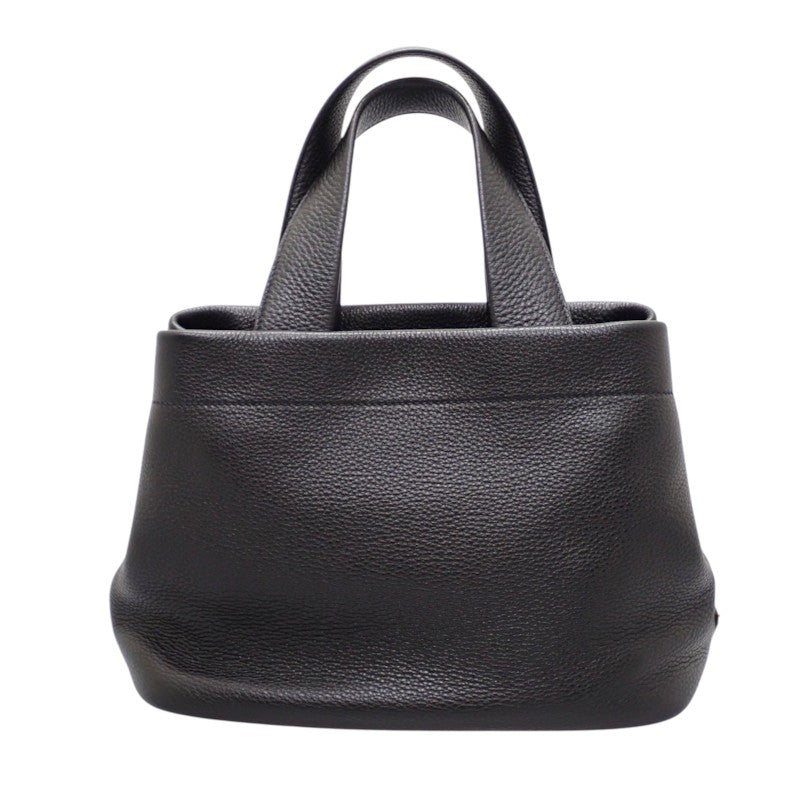 プラダ PRADA スモールレザートート 1BG390 ハンドバッグ レザー ヴィッテロダイノ ブラック ゴールド金具 レディース【中古】【ABランク】
