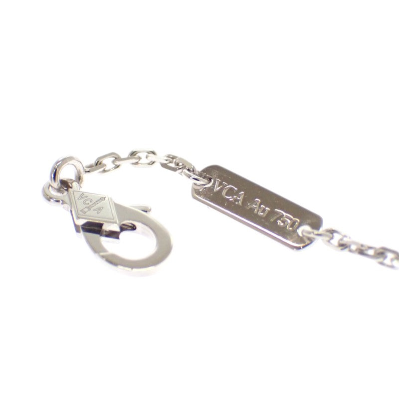 ヴァンクリーフ＆アーペル Van Cleef & Arpels ヴィンテージアルハンブラ VCARF48700 ネックレス K18ホワイトゴールド マザーオブパール レディース【中古】【Aランク】