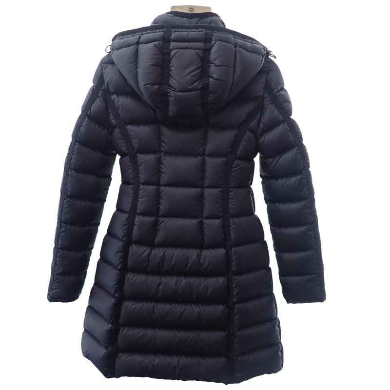 美品 MONCLER モンクレール HERMINE ロングダウンコート 2 紺 モンクレール MONCLER HERMINE エルミンヌ ロングダウンコート 0