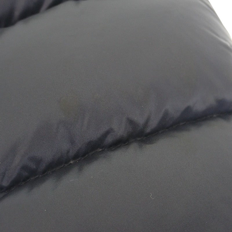 モンクレール MONCLER HERMINE エルミンヌ ロングダウンコート 0 E20934930005 53048 ダウンジャケット ナイロン ダウン90%/フェザー10％ ネイビー レディース【中古】【ABランク】