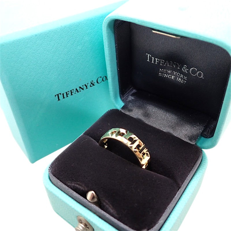 ティファニー TIFFANY&Co. T トゥルーワイド 10号 62508752 リング K18イエローゴールド レディース【中古】【Aランク】
