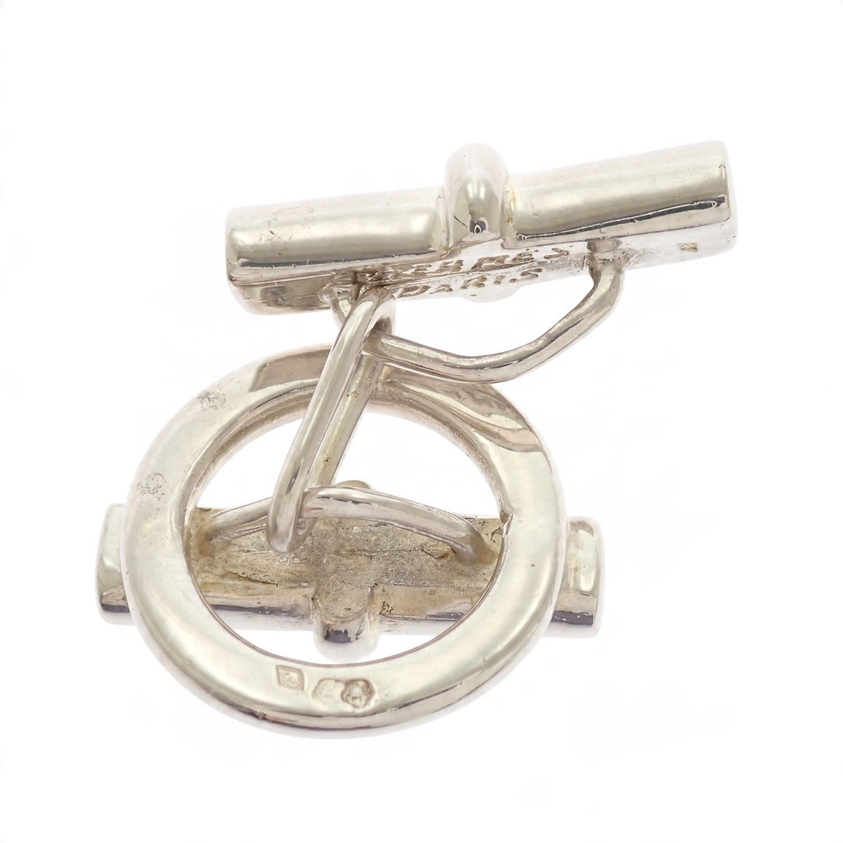 エルメス HERMES シェーヌダンクル カフリンクス カフス シルバー925 シルバー メンズ【中古】【Bランク】