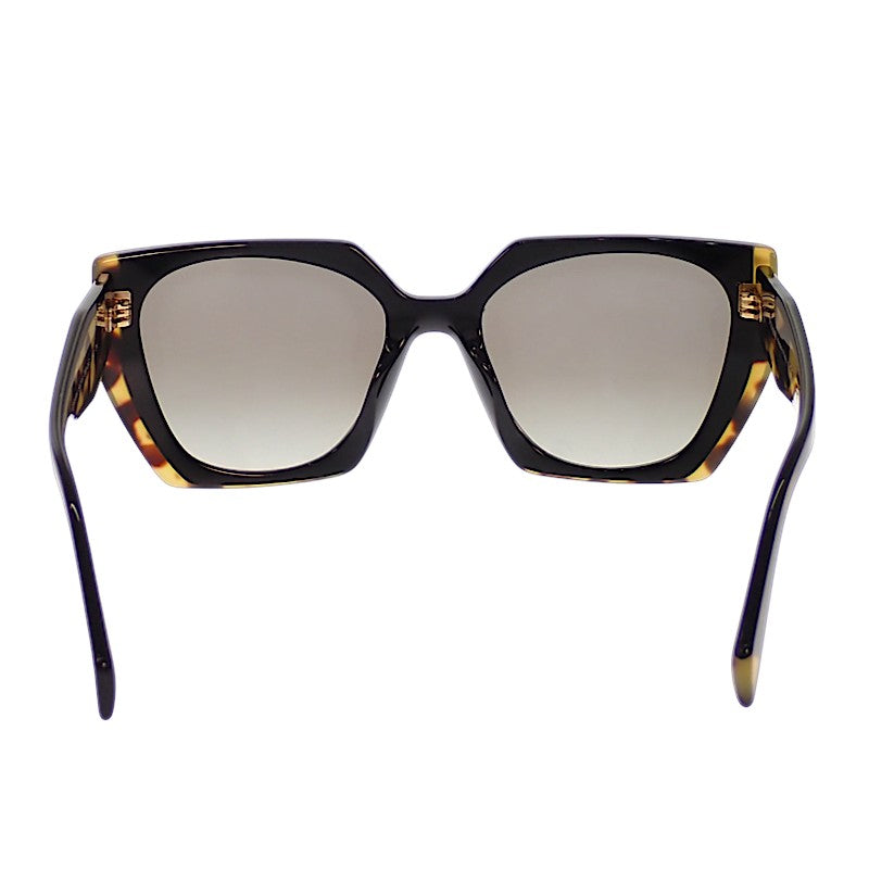 プラダ PRADA ウェリントン SPR15W サングラス プラスチック ブラウン グレー レディース【中古】【Aランク】