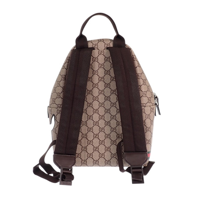グッチ GUCCI GUCCI × Euan Roberts GG チルドレンズ ドッグ プリント バックパック 782708 リュック・デイパック PU ベージュ レディース キッズ【中古】【Aランク】