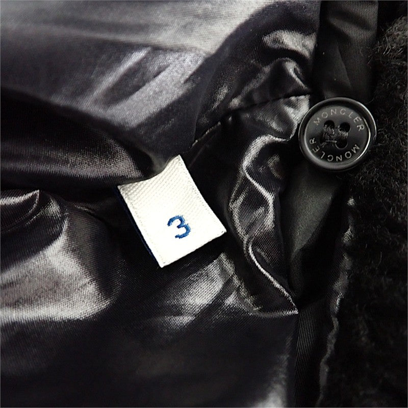 モンクレール MONCLER TARENTAISE GIUBBOTTO タレンテーズジュボット 3 H20911A00211 596CD ダウンジャケット ナイロン ダウン90%/フェザー10％ ブラック メンズ【中古】【ABランク】