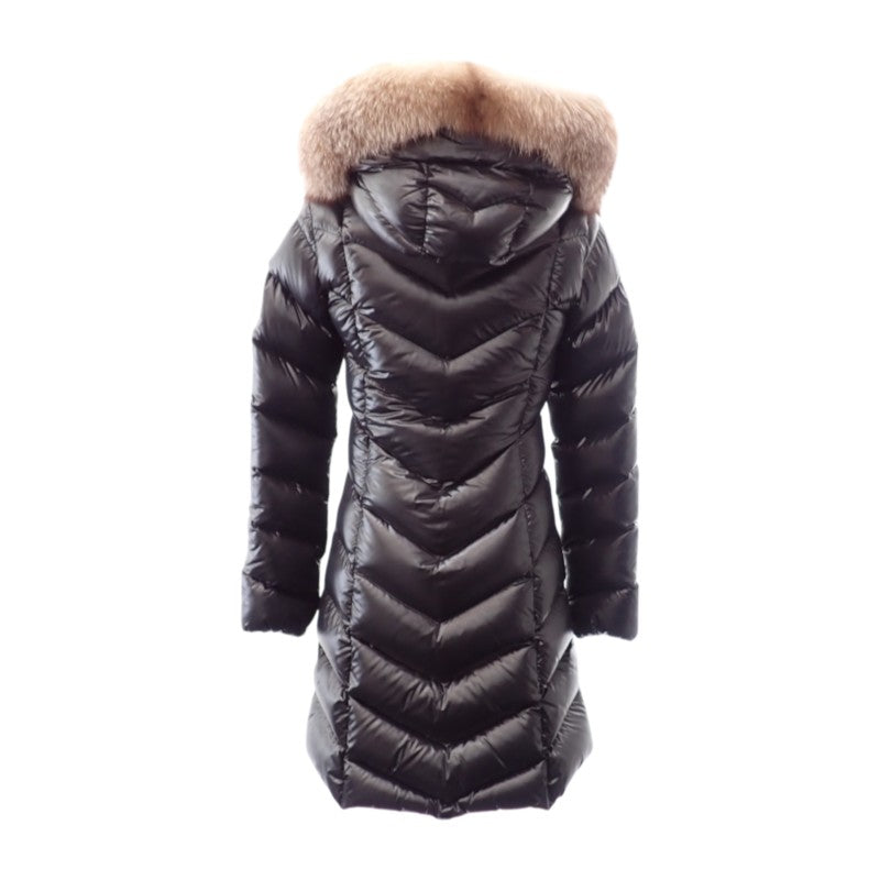 モンクレール MONCLER FULMARUS ロング I20931C00038_C0065 ダウンジャケット ナイロン フォックスファー ブラック 00 レディース【中古】【Aランク】