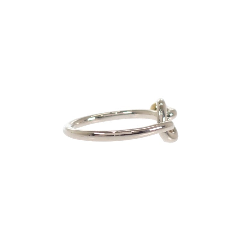ティファニー TIFFANY&Co. フック＆アイ ラブノット 13号 リング シルバー925 K18イエローゴールド レディース【中古】【Aランク】