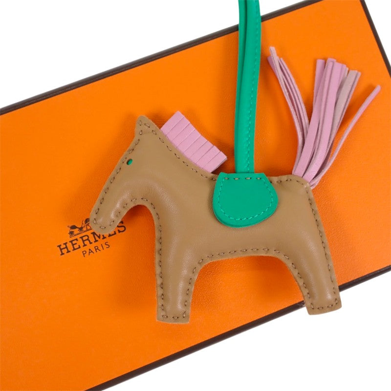 エルメス HERMES ロデオチャーム PM バッグチャーム スイフト チャイ ミント モーヴシルベストル レディース メンズ【中古】【Aランク】