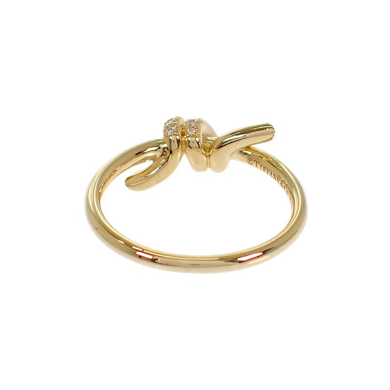 ティファニー TIFFANY&Co. ノット 11号 69346855 リング K18イエローゴールド ダイヤモンド レディース【中古】【Aランク】