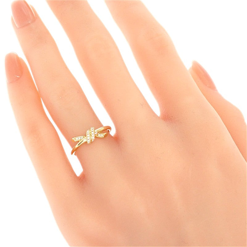 ティファニー TIFFANY&Co. ノット 11号 69346855 リング K18イエローゴールド ダイヤモンド レディース【中古】【Aランク】