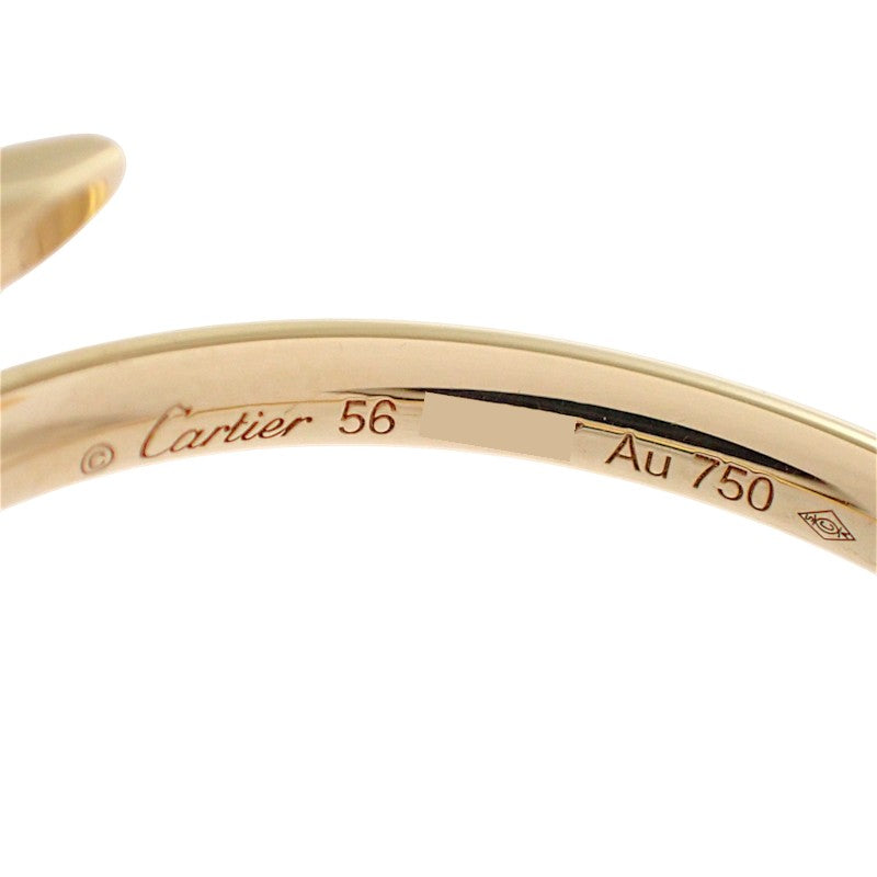 カルティエ CARTIER ジュストアンクル スモール 16号 B4225956 リング K18イエローゴールド #56 メンズ【中古】【Aランク】