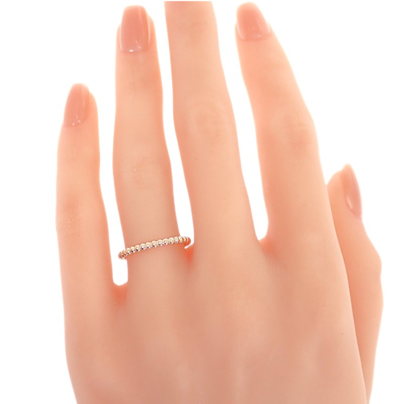 ヴァンクリーフ＆アーペル Van Cleef & Arpels ペルレ ゴールドパール スモール 14.5号 VCARN33055 リング K18ピンクゴールド #55 レディース メンズ【中古】【Aランク】