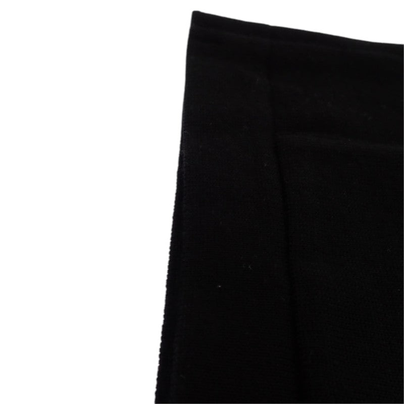 イヴ・サンローラン YVES SAINT LAURENT ノーカラー ロング ニットカーディガン ヴィンテージ M WU86-599 カーディガン ウール ブラック ゴールド金具 レディース【中古】【ABランク】