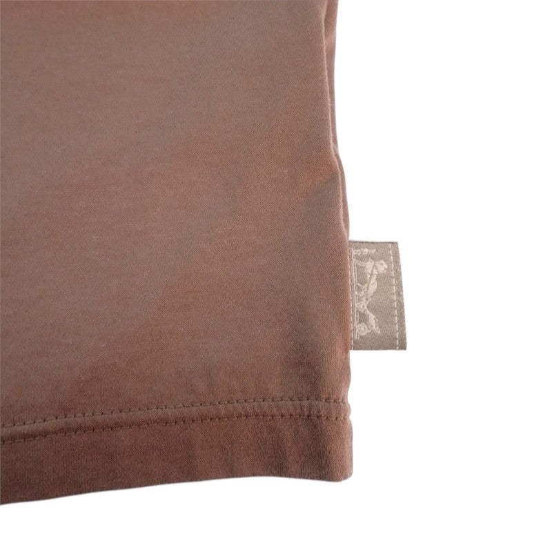 エルメス HERMES ロングスリーブ カットソー XL 長袖Ｔシャツ コットン グレージュ レディース【中古】【Bランク】