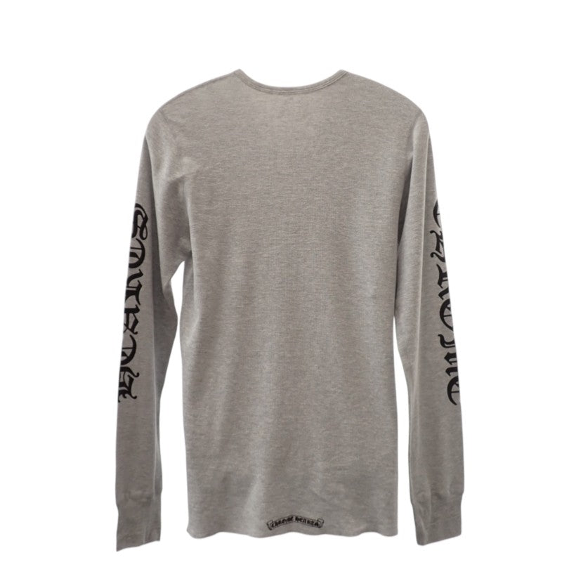 クロムハーツ CHROME HEARTS サーマルロングスリーブシャツ XL 408207011******784 長袖シャツ コットン ポリエステル グレー メンズ【中古】【Aランク】
