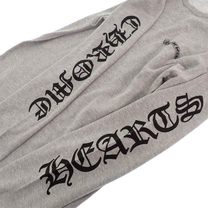 クロムハーツ CHROME HEARTS サーマルロングスリーブシャツ XL 408207011******784 長袖シャツ コットン ポリエステル グレー メンズ【中古】【Aランク】