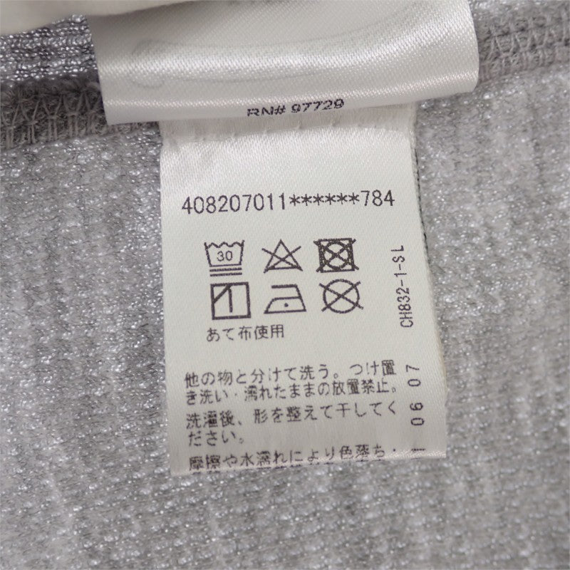 クロムハーツ CHROME HEARTS サーマルロングスリーブシャツ XL 408207011******784 長袖シャツ コットン ポリエステル グレー メンズ【中古】【Aランク】