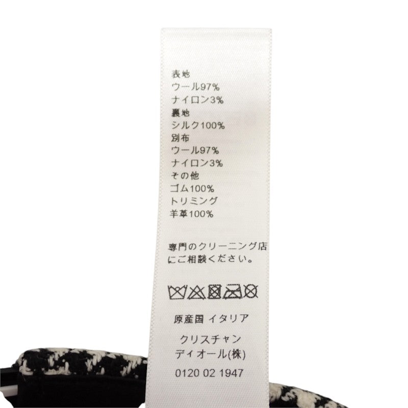 クリスチャンディオール Christian Dior ベースボールキャップ 58 25PDP922I120 キャップ ウール ブラック レディース メンズ【中古】【Aランク】