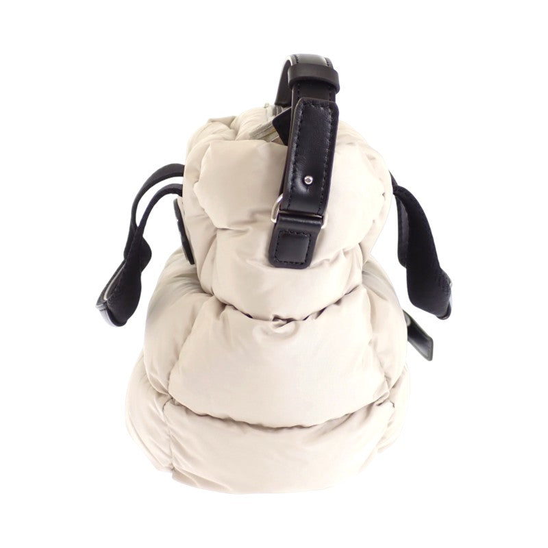 モンクレール MONCLER ミニキャラドック J20985L00014 M4422 2WAYバッグ 2WAYバッグ ナイロン レザー グレー レディース【中古】【Aランク】